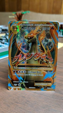 M charizard ex pokemon card