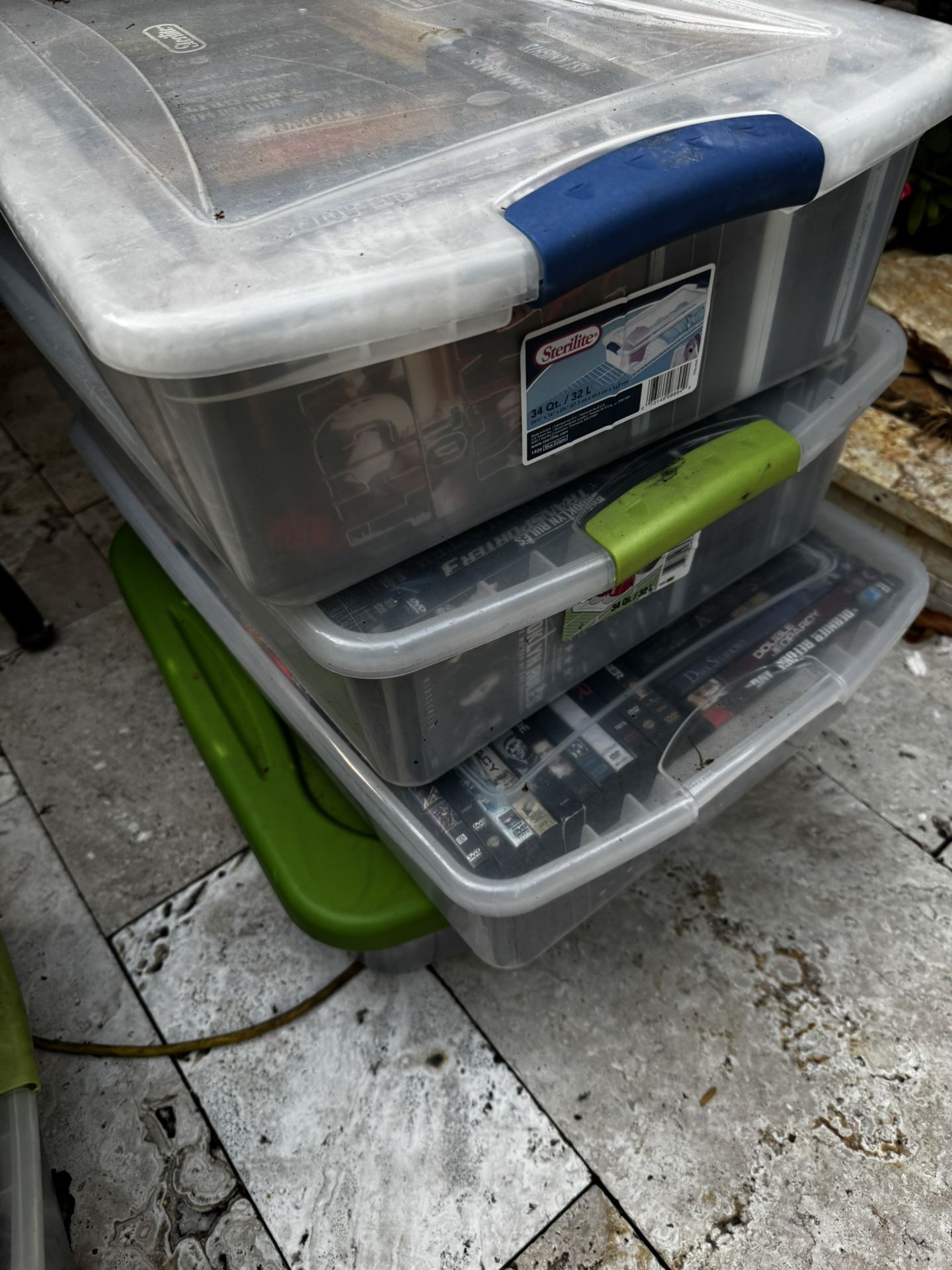 All These Dvds With Containers