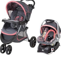 Baby Trend Nexton Travel System, Coral Floral