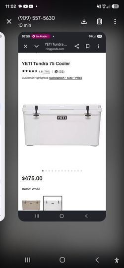 Yeti tundra 75