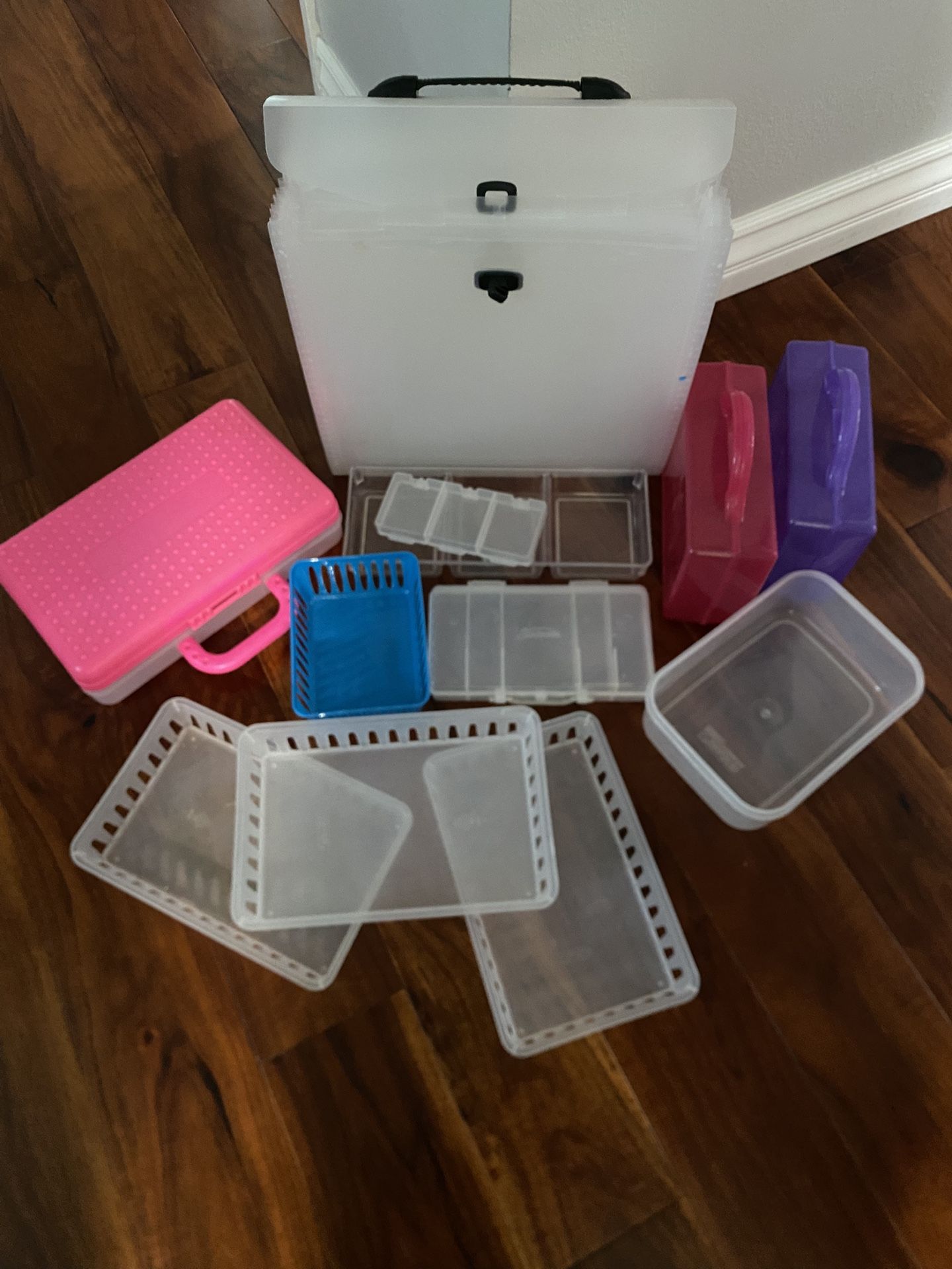 Various Plastic Storage Containers
