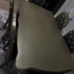 Aritzel 6 Person Four Leg Dining Set