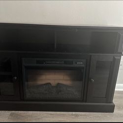 Fireplace TV stand