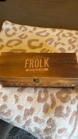 Frolk Whiskey Set Wooden Gift Box