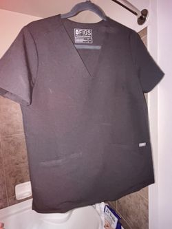 Scrub Top Traditional Style Figs Medium