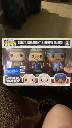 Funko Pop Star Wars Lobot, Ugnaught & Bespin Guard 3-Pack