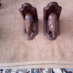 Vintage/Antique Cast Iron Cow Bookends