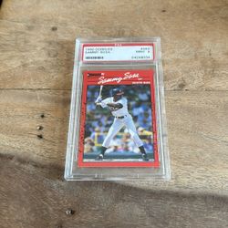 1990 Sammy Sosa Donruss PSA 9