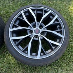 19in 5x114.3 tire and rims 2020 STI