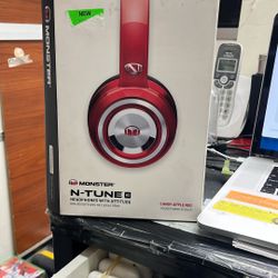 Monster N- Tune He Candy Apple Red 