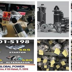 Nuevos y reconstruidos los motores de arranque con garantía de 1 año