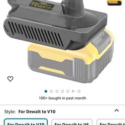 for Dyson V10 Battery Replacement, V10 Adapter for Dewalt 18V 20V MAX 60V Li-ion Battery Converter to for Dyson V10 Battery Work for Dyson V10 Cyclone