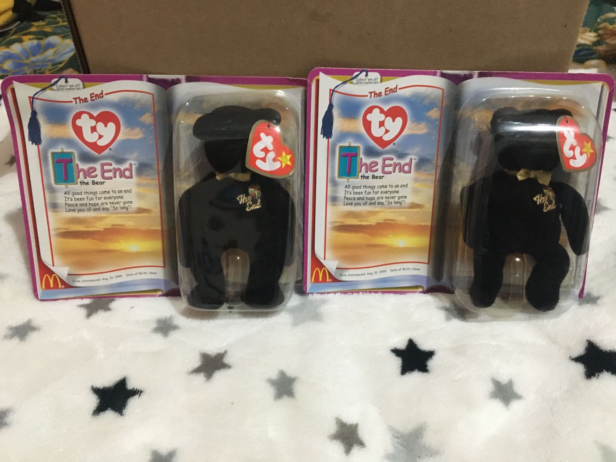 TY Beanie Babies The End Bear