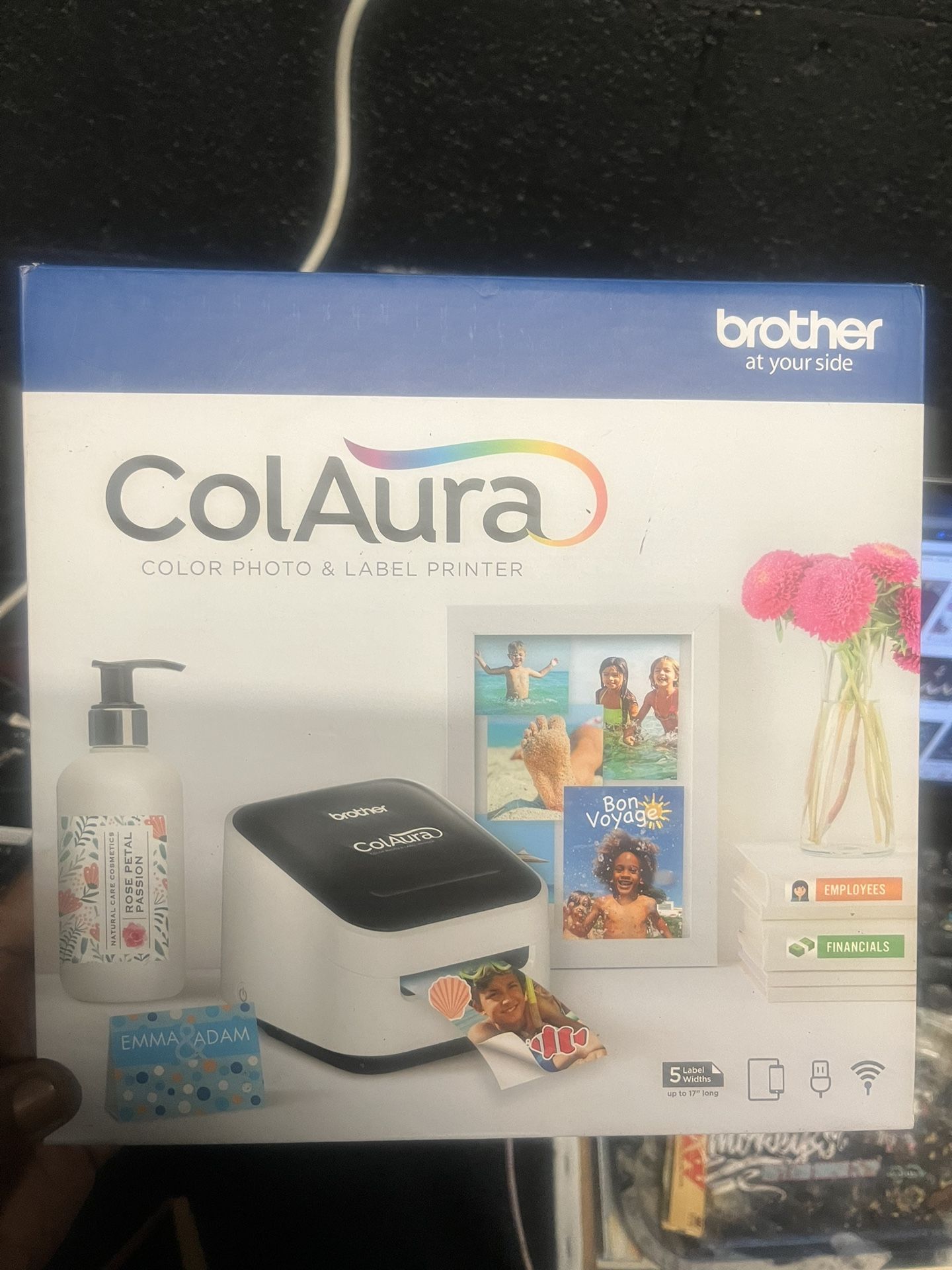 Brother ColAura VC-500W Color Photo & Label Printer