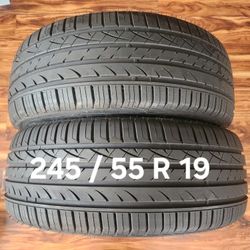 245 / 55 R 19 (2) TIRES HAIDA 