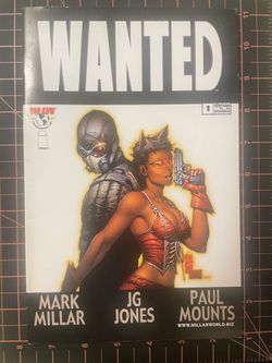 Wanted #1 Image Comics Mark Millar JG Jones Mark Silvestri Cover- bag and board