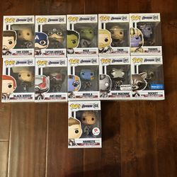 Funko Pop! Avengers: Endgame Complete Team Set (11 Pops)