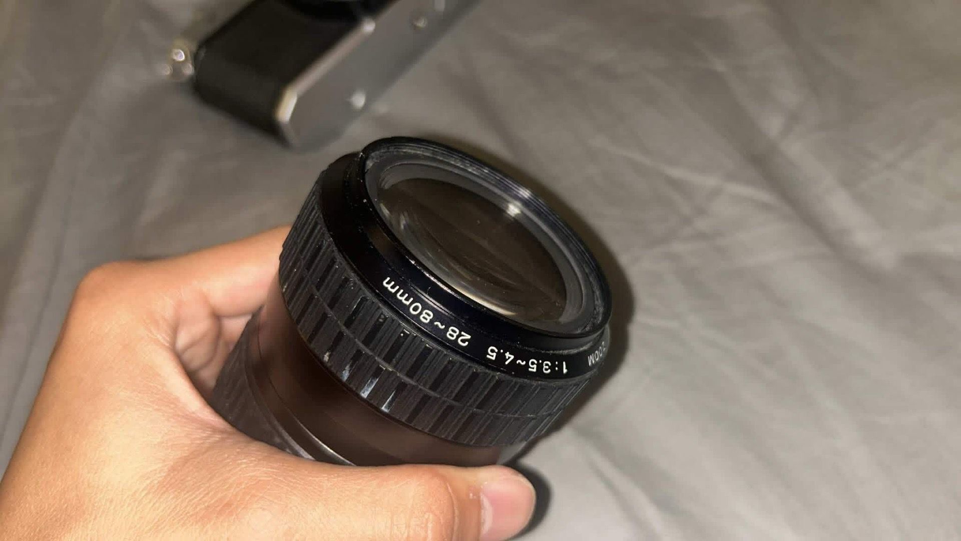 Pentax k1000 with Takumar 18-70