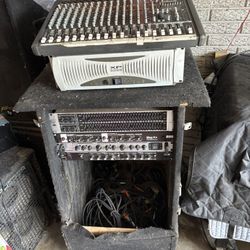 Dj Sound System With Rack