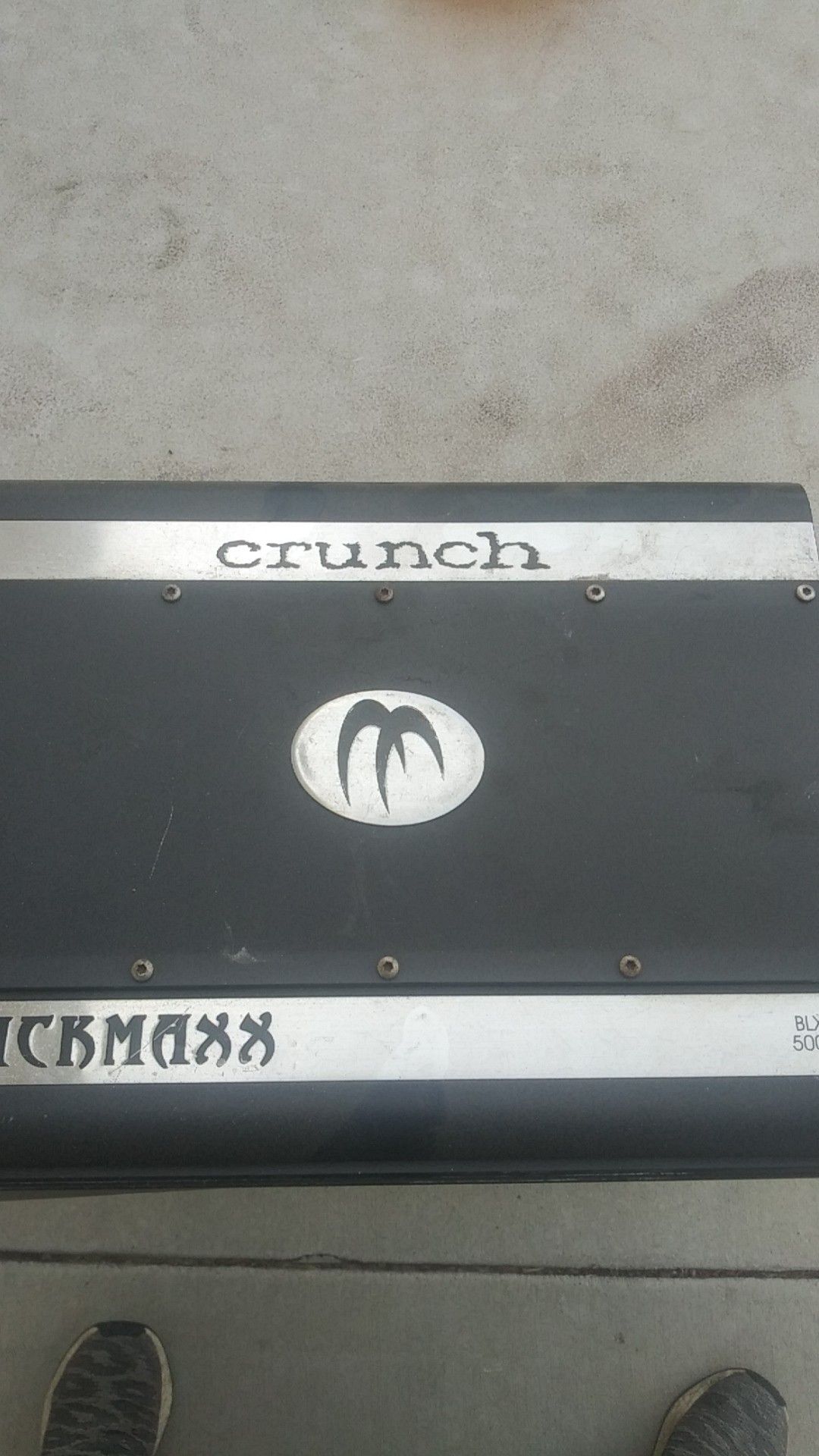 Crunch amp 500 watts 4 channel