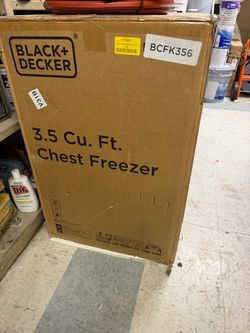 Black+Decker 3.5 Cu. Ft. Chest Freezer BCFK356
