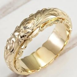 Women's Rings/Plated Colors In Gold, Silver, Rose Gold/Size 6/7/8