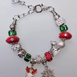 Fun Christmas Charm Bracelets