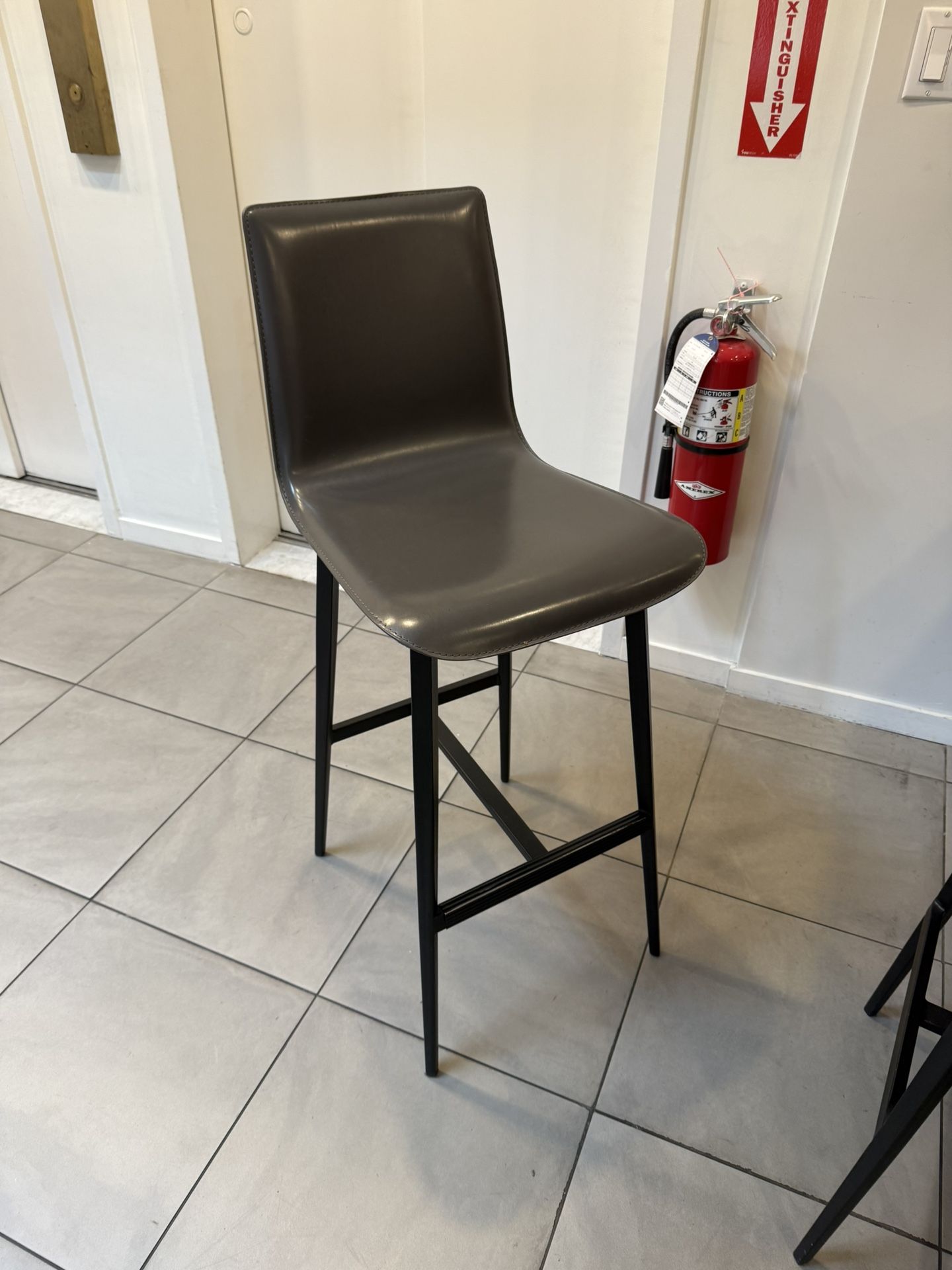 Gray Chair for Counter