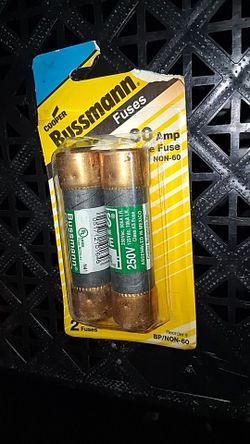 Bussmann 60A 250V Cartridge Fuses