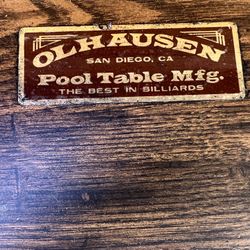 Pool Table 