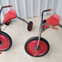 RARE VINTAGE Angeles Trike Metal Tricycle Bike Childs Pedal Toy P