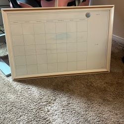 Used White Calendar Board