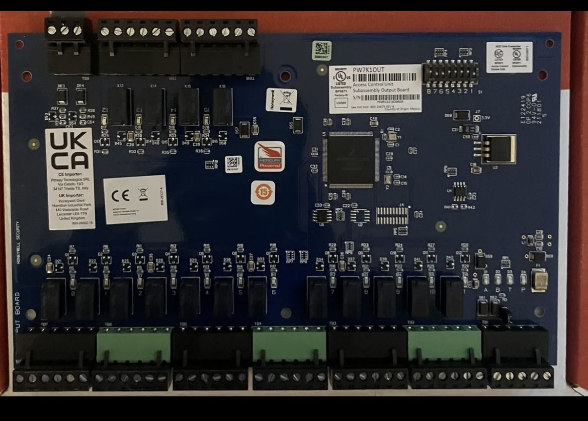 Honeywell Pro-Watch 7000 Access Control Boards-Input, Output, and Zone Expander.
