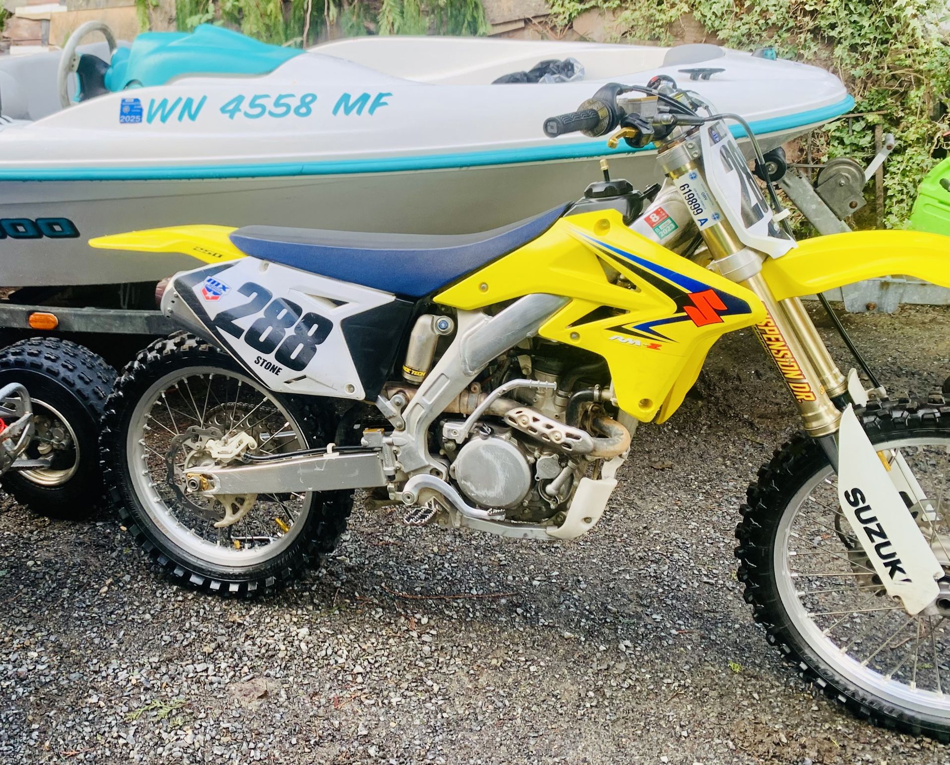 08 Suzuki RMZ 250 With Title ( Open To Trades For Quads)