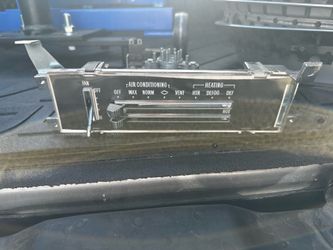 A/C Climate Control Head out of 70 El Camino