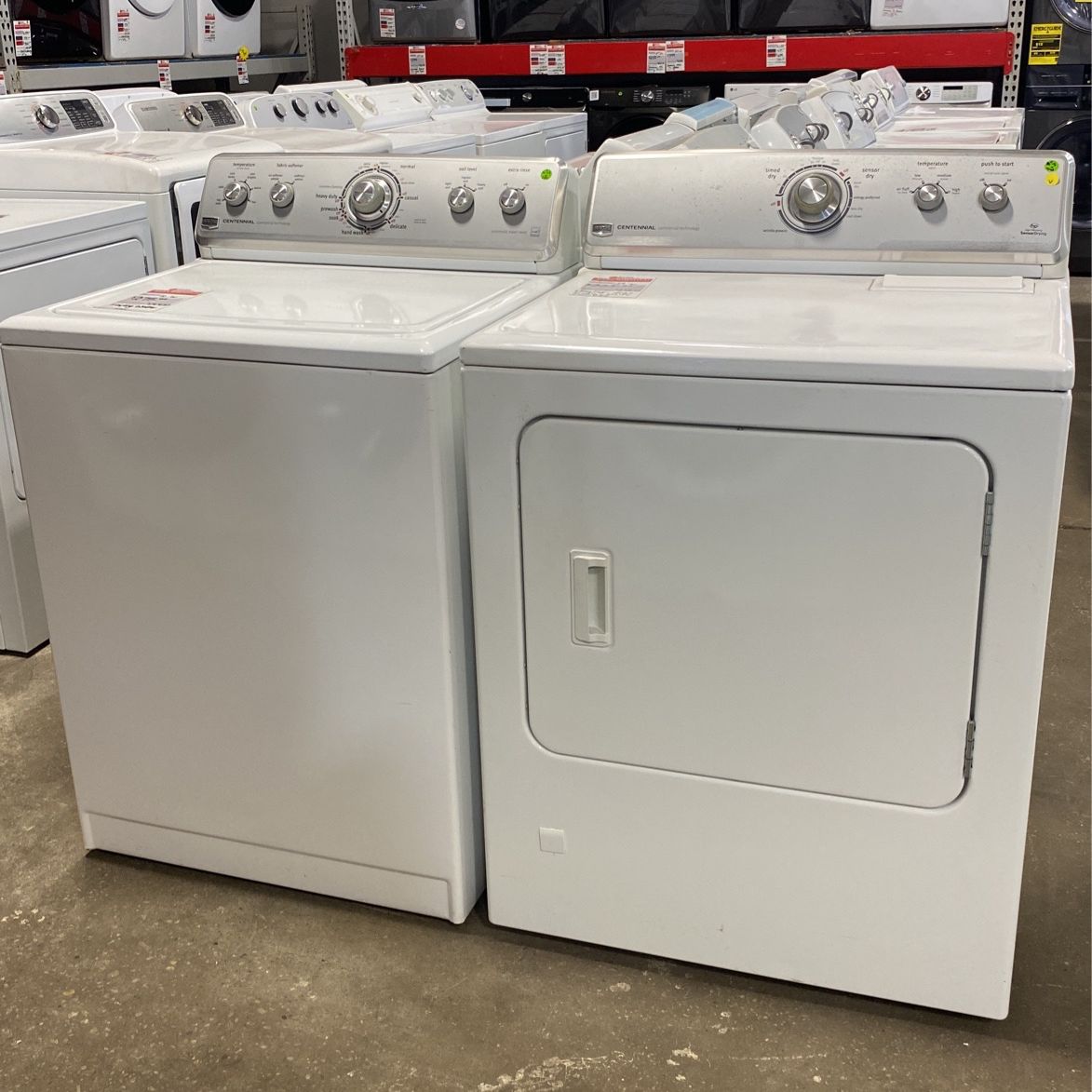 Top Load Washer/dryer Set 