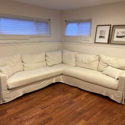 IKEA Couch - HYLTARP Sectional, 4-seat corner, Gransel natural