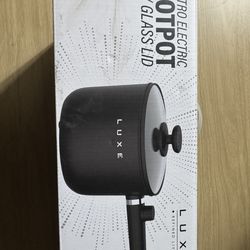 Luxe Retro Electric Hot Pot With Glass Lid – Retro Electric Hotpot, Never Used