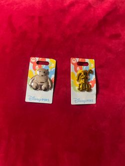 Disney Pins Baymax and Pluto Set of 2