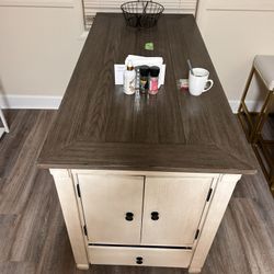Kitchen Island With 4 Stools 