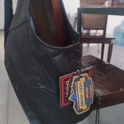 His An Hers Leather Riding Vests