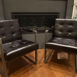 rh milano chair( Restoration Hardware) set of 2