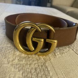 Authentic Brown Gucci Belt