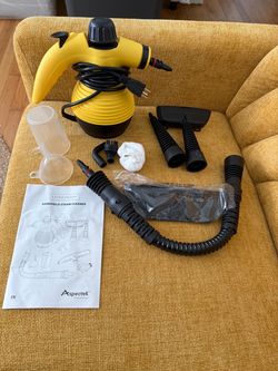 Handheld Steam Cleaner w/ Attachments – Like New! $10