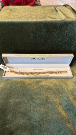 Victoria Townsend 18K Gold‑Plated Diamond Bracelet