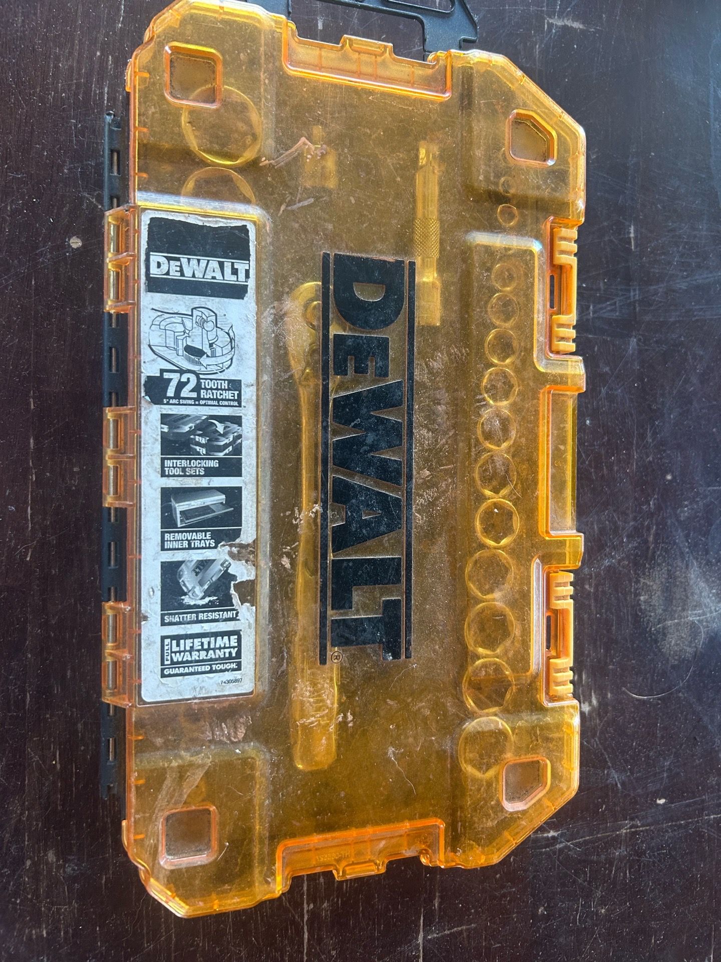 DeWalt socket wrench set