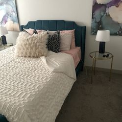 Queen Bed (frame and Mattress)