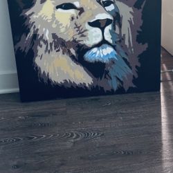 The King Of The Jungle Canvas Picture 