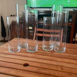 Glass Vases For Candels Or Flowers
