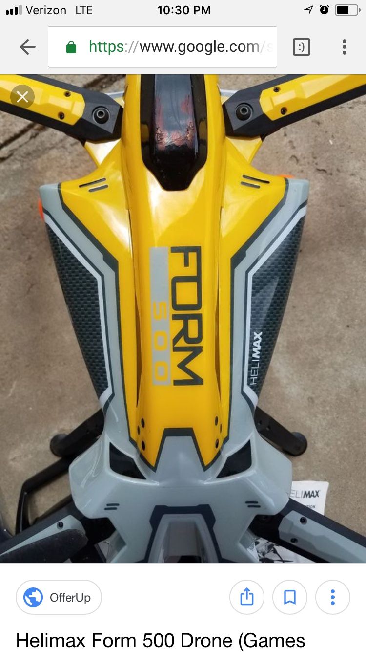 Heli-Max Form 500 Utility Drone - Like New Ready To Fly, Includes Flight Demo/Familiarization overview at time of sale
